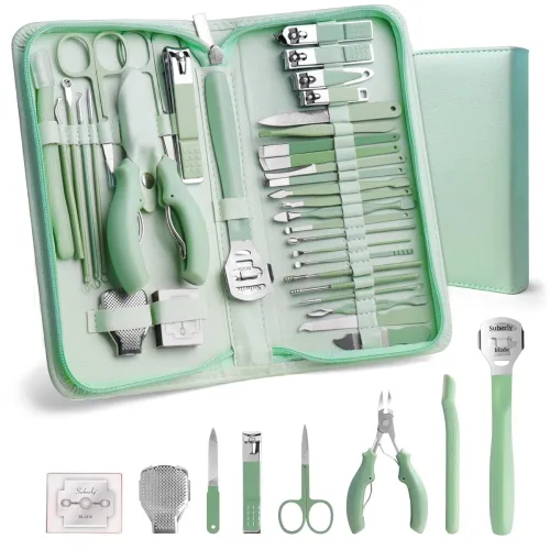 Image of First Beauty 35-Piece Manicure & Pedicure Kit with Case