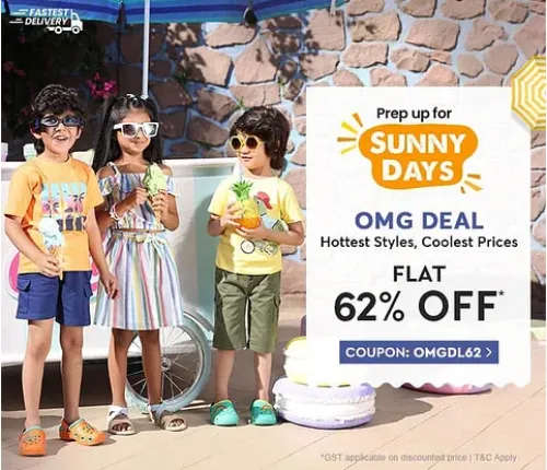 Image of FirstCry Offer: Get Flat 62% Off on Kid's Fashion