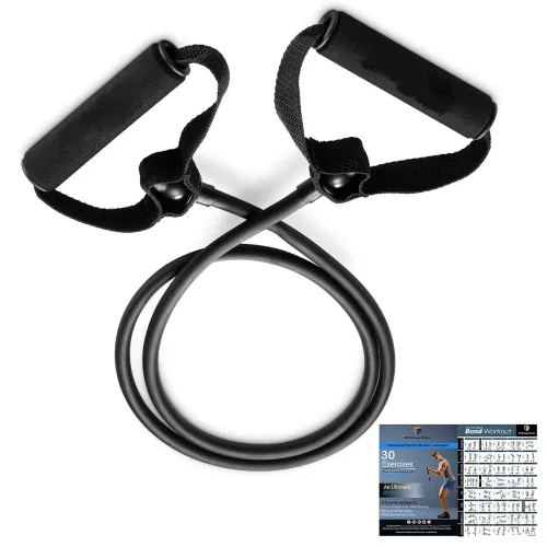 Image of FirstFit Professional Toning Tube Exercise Band Resistance Band Exerciser Cord