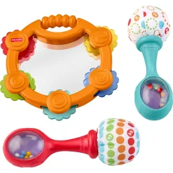 FISHER-PRICE Tambourine & Maracas Gift Set That Offers Shakin’