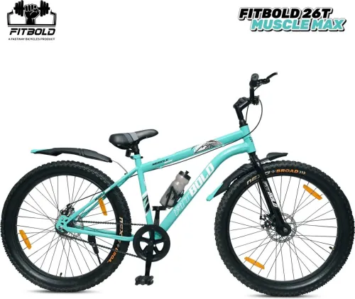 Image of FITBOLD Muscle MAX 26T MTB Cycle (Single Speed, Green)