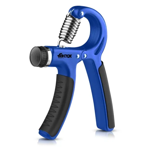 Image of FitBox Adjustable Hand Gripper (10-40Kg, Blue)