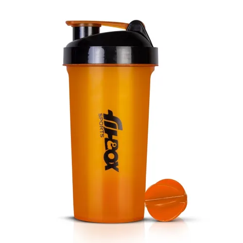 Image of FitBox Sports Supplements Shaker Bottle for Protein, Pre - Post Workout 700ml (White)