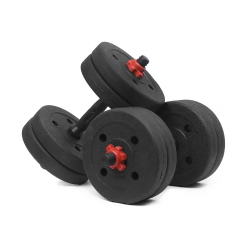 Image of FitBox Sports Exclusive Strip Plates Dumbbells Set, Home Gym Set For Men & Women