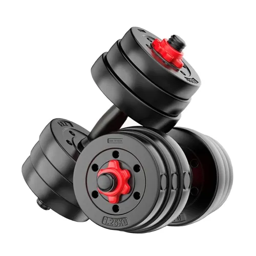 Image of FitBox Sports Intruder 20kg Adjustable PVC Dumbbells Set 10kg x 2 