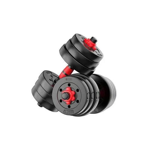 Image of FitBox Sports Intruder 20 Kg Adjustable PVC Dumbbells Weights 