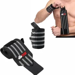 FitBox Sports Premium Wrist Supporter l Wrist Band with Extra Grip & Cotton