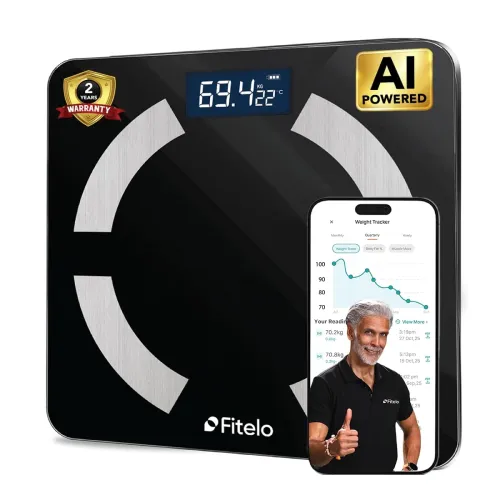 Image of Fitelo Smart Weight Scale Track 25+ Parameters BMI & Body Fat