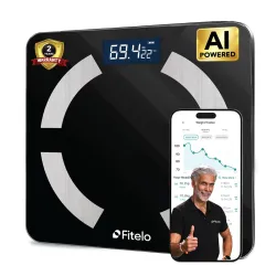 Fitelo Smart Weight Scale Track 25+ Parameters BMI & Body Fat