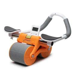 Fitness Mantra Automatic Rebound Ab Roller with Knee Mat