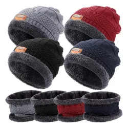 Fitness Mantra® Gym Winter Cap & Muffler for Men & Women 1 Set