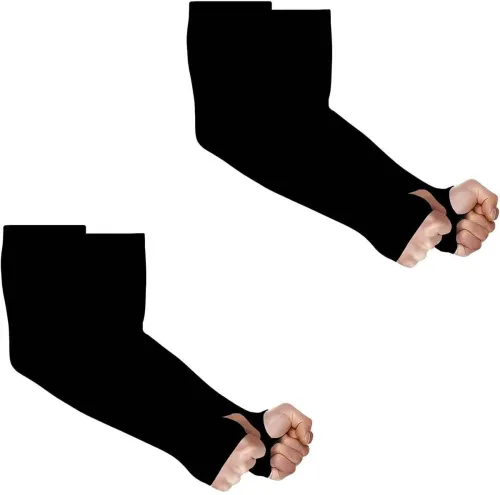 Image of Fitness Scout 2 Pairs Sun Protection Cooling Sports Exercising Trvelling Cycling Gloves 