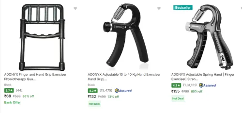 Image of FitnessGrip upto 88% Discount | Starting at ₹68