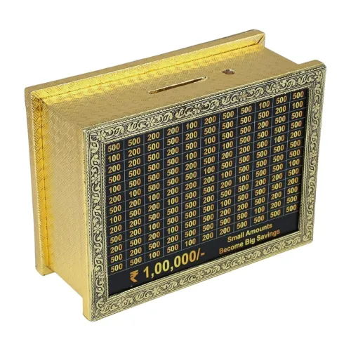 Image of FITORIX Chandan Wood Money Saving Box 100000