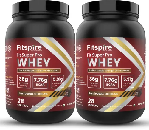Image of Fitspire Fit Super Pro Whey Protein (2 kg, DOUBLE CHOCOLATE)