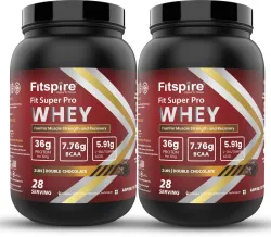 Fitspire Fit Super Pro Whey Protein (2 kg, DOUBLE CHOCOLATE)