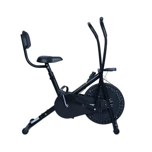 Image of FITTYFY INALSA Air Bike Exercise Cycle Indoor Bike | Cardio Home Workout | Multi Position Handle Grip | Height Adjustabl
