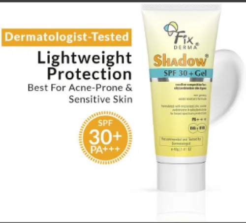 Image of Fixderma Shadow Sunscreen Gel SPF 30+ PA+++ (40g)