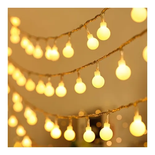 Image of fizzytech Bubble Ball String Lights 15 LED 3M for Decoration