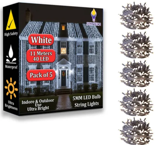 Image of FIZZYTECH String Rice Lights 11m Pack of 5