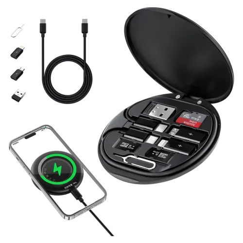Image of Fku 60W USB Adapter Cable Conversion Storage Box