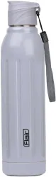 FLAIR Arrow 900 Steel Insulated Water 650 ml Plastic Bottle (Pack of 1, Grey)