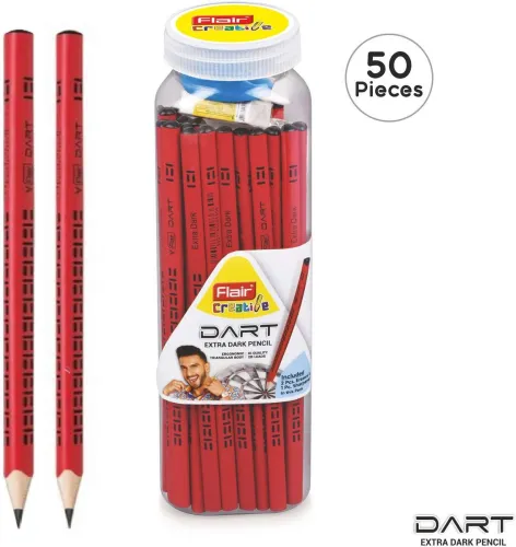 Image of Flair Creative Dart Pencil Pack of 50 Pencil 