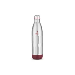 Flair Ivy Insulated Steel Bottle | Upto 24 Hours Hot & Cold | Leakproof, BPA-Free, Tough & Durable, Copper Coated-Double Walled, Rust Free Water Bottle (750 ml,Red)