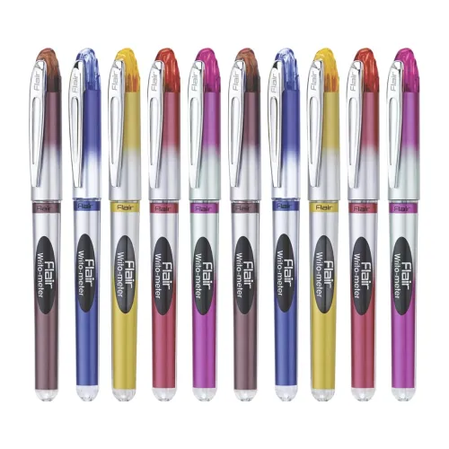 Image of FLAIR Writometer 0.6mm Ball Pen Box Pack, po10