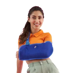 Flamingo Premium Breathable Arm Sling | Adjustable Shoulder & Arm Support for Fractures, Sprains, Dislocations, and Post-Surgery Recovery | Size-XXL |
