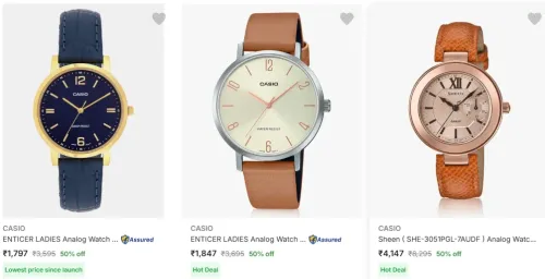 Image of Flat 50% Off Casio Women's Wrist Watches