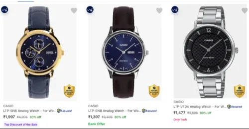 Image of Flat 50% off on Casio Women's watches