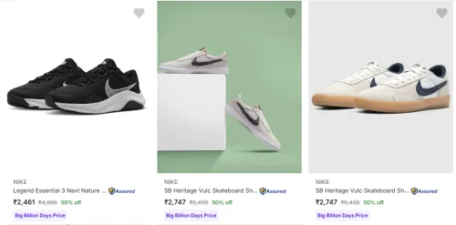 Image of Flat 50% Discount on Nike Men’s Sports Shoes