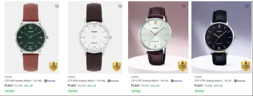Image of Flat 50% Off Casio Women's Wrist Watches 