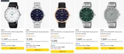 Flat 50% off on Casio men watch