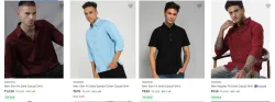 Flat 60% Discount on Wrogn Mens Shirts