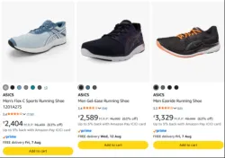 Flat 63% Off Asics Mens Shoes