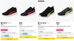 Flat 70% off on Puma Shoes