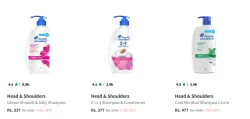 Flat 70% Discount on Head & Shoulders Shampoo