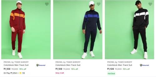 Image of Flat 70% Discount on Prowl Men's Tracksuits