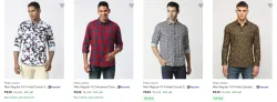 Flat 70% Discount on Pepe Jeans Mens Shirts