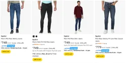 Flat 75% Discount on Spykar Mens Jeans