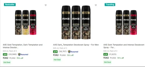 Image of Flat 75% Off Axe Deodorant Spray (Po3) 