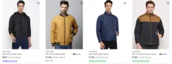 Flat 79% Discount on Cantabil Mens Jackets
