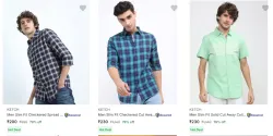Flat 79% Discount on Ketch Mens Shirts
