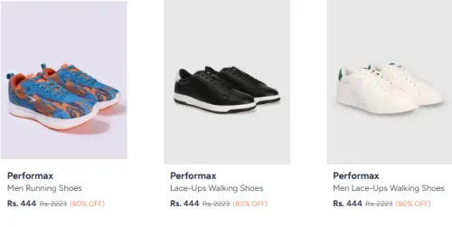 Image of Flat 80% Discount PERFORMAX Men's shoes