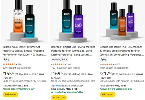 Image of Flat 80% off Beardo Perfumes