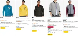 Flat 80% off on FYLTR Mens jackets