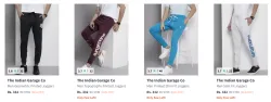 Flat 81% Discount on The Indian Garage Co Mens Joggers