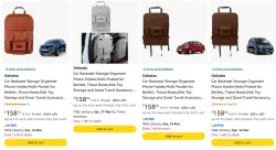 Flat 89% Off on Oshotto Car Organizer
